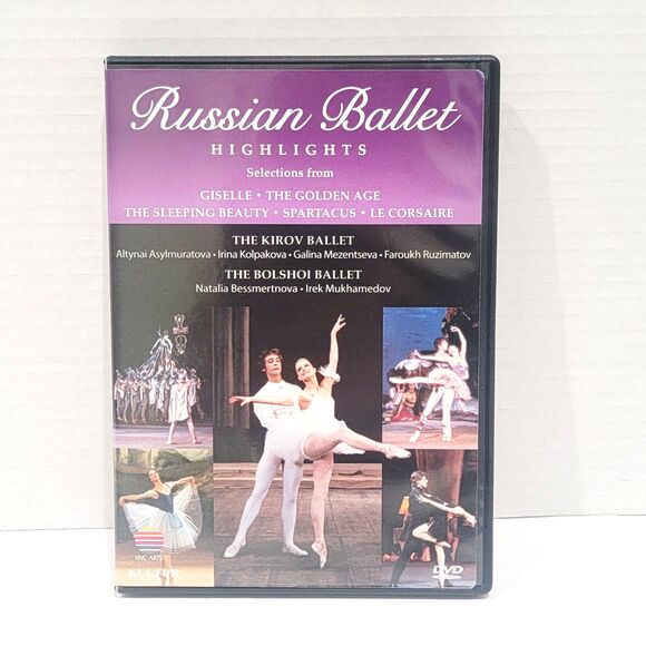 Russian Ballet Highlights DVD Bolshoi Kirov Mukhamedov Besmertnova Mezentseva - Picture 1 of 8